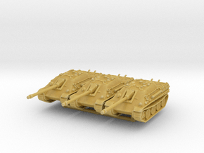 Jagdpanther early (x3) 1/285 in Tan Fine Detail Plastic
