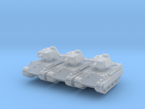Sturmpanzer V Sturmpanther (x3) 1/285 in Clear Ultra Fine Detail Plastic