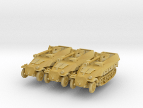 Sdkfz 251/22 D Pak40 (x3) 1/200 in Tan Fine Detail Plastic