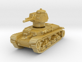 T-11 Bulgarian Tank 1/76 in Tan Fine Detail Plastic