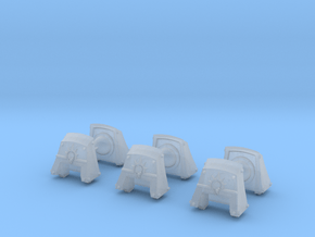 Commission 125 Count Dreadnought pads #3 x3 in Clear Ultra Fine Detail Plastic