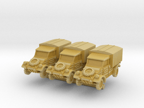 Kubelwagen Type 28 (x3) 1/285 in Tan Fine Detail Plastic