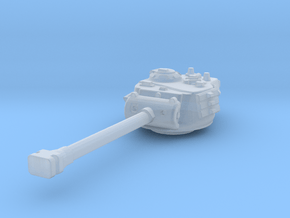 M26 Pershing Turret 1/100 in Clear Ultra Fine Detail Plastic
