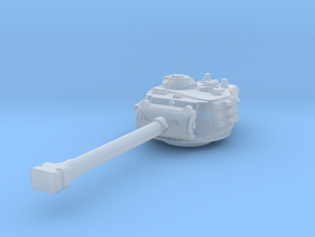 M26 Pershing Turret 1/76 in Clear Ultra Fine Detail Plastic