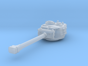 M26 Pershing Turret 1/144 in Clear Ultra Fine Detail Plastic