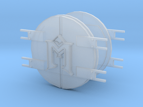 Space Magicians Metal Box Apc door "M" #1 in Clear Ultra Fine Detail Plastic