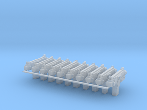 Mk29 Thunerbolters x10 #8 in Clear Ultra Fine Detail Plastic