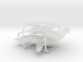 Honda HA-420 HondaJet in Clear Ultra Fine Detail Plastic: 1:350