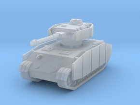 Panzer IV K (Schurzen) 1/144 in Clear Ultra Fine Detail Plastic