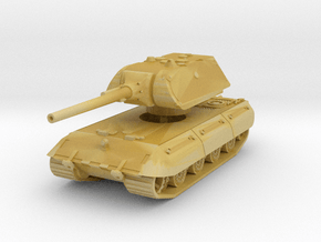 E 100 Maus 128mm (side skirts) 1/72 in Tan Fine Detail Plastic
