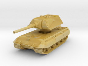 E 100 Maus 128mm (side skirts) 1/200 in Tan Fine Detail Plastic
