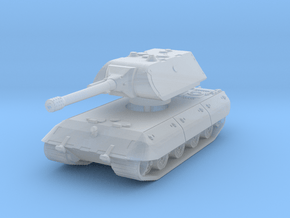 E 100 Maus 150mm (side skirts) 1/87 in Clear Ultra Fine Detail Plastic