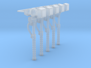 Thunderhammers Mk1 x5 no hands in Clear Ultra Fine Detail Plastic
