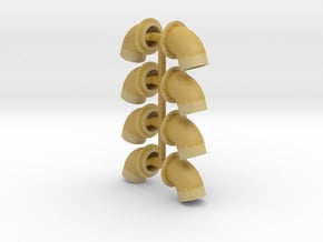 Bullhorns 1/25 5 inch 4 pr in Tan Fine Detail Plastic