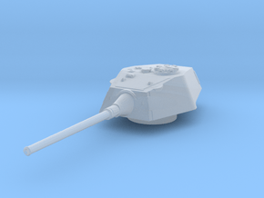 E-100 Tank Turret 1/100 in Clear Ultra Fine Detail Plastic