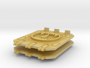 Toothed Mouth Jericho Tank doors #2 in Tan Fine Detail Plastic