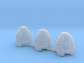 White Knights Gravus pads x3 L #2 in Clear Ultra Fine Detail Plastic