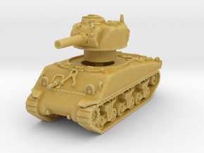 M4A3 Sherman 105mm 1/100 in Tan Fine Detail Plastic