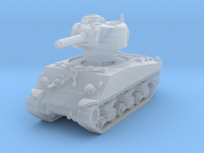 M4A3 Sherman 105mm 1/100 in Clear Ultra Fine Detail Plastic