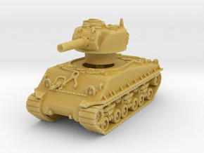 M4A3 Sherman HVSS 105mm 1/100 in Tan Fine Detail Plastic
