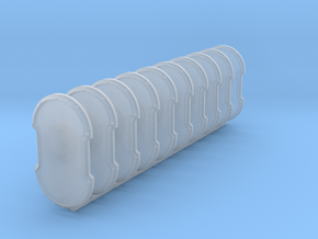 Shields #1 x10 R in Clear Ultra Fine Detail Plastic