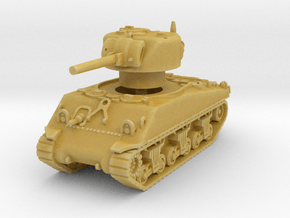 M4A3 Sherman 75mm 1/100 in Tan Fine Detail Plastic