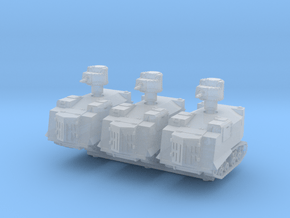 NI Odessa Tank (x3) 1/200 in Clear Ultra Fine Detail Plastic
