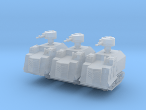 NI Odessa Type 2 Tank (x3) 1/200 in Clear Ultra Fine Detail Plastic