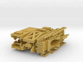 Karl Gerat Rail Transport 1/120 in Tan Fine Detail Plastic
