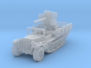 Sdkfz 10/4 B Flak 38 (window up) 1/285 in Clear Ultra Fine Detail Plastic