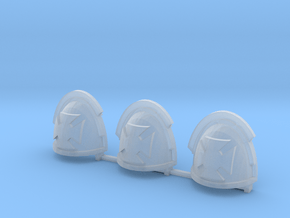 Outriders Elites shoulder pads x3 R #1 in Clear Ultra Fine Detail Plastic
