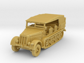 Sdkfz 7 early (covered) 1/100 in Tan Fine Detail Plastic
