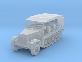 Sdkfz 7 early (covered) 1/87 in Clear Ultra Fine Detail Plastic