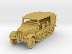 Sdkfz 7 early (covered) 1/120 in Tan Fine Detail Plastic