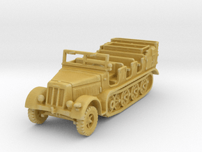 Sdkfz 7 mid (open) 1/285 in Tan Fine Detail Plastic