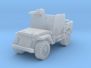 Jeep Willys Armored 1/76 in Clear Ultra Fine Detail Plastic