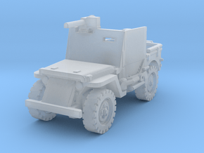 Jeep Willys Armored 1/64 in Clear Ultra Fine Detail Plastic