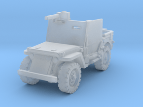 Jeep Willys Armored 1/120 in Clear Ultra Fine Detail Plastic