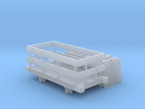 Bandai OO9 Scale Slate Truck and Load in Clear Ultra Fine Detail Plastic