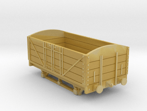 L&BR Open Wagon w/ Buffers OO Scale in Tan Fine Detail Plastic