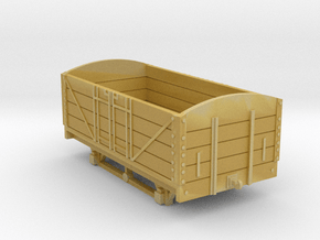 L&BR Open Wagon w/o Buffers OO Scale in Tan Fine Detail Plastic