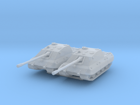 Jagdpanzer E-100 Krokodril (x2) 1/285 in Clear Ultra Fine Detail Plastic