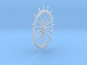 Ship's Wheel in Clear Ultra Fine Detail Plastic