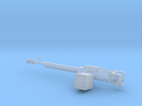 DShK Machine gun 1:25 scale in Clear Ultra Fine Detail Plastic