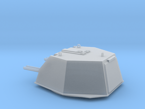 1:16 scale model of DShKM-2BU turret for Soviet WW in Clear Ultra Fine Detail Plastic