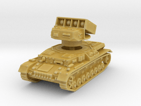 Panzer IV Raketenwerfer 1/120 in Tan Fine Detail Plastic