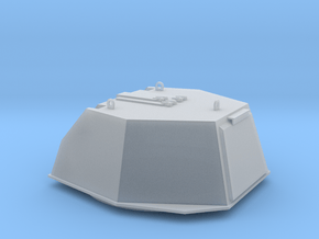 turret DShKM-2BU Articulated Part A Scale 1:16 in Clear Ultra Fine Detail Plastic