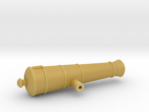 1:24 12-pounder Short cannon in Tan Fine Detail Plastic