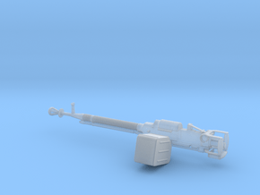 12.75mm DShK machine gun 1:12 in Clear Ultra Fine Detail Plastic
