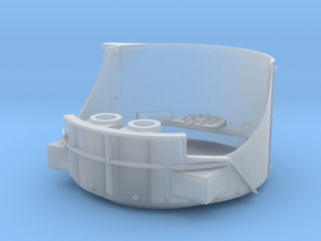 DShK Dual Open Turret 1:16 Turret in Clear Ultra Fine Detail Plastic